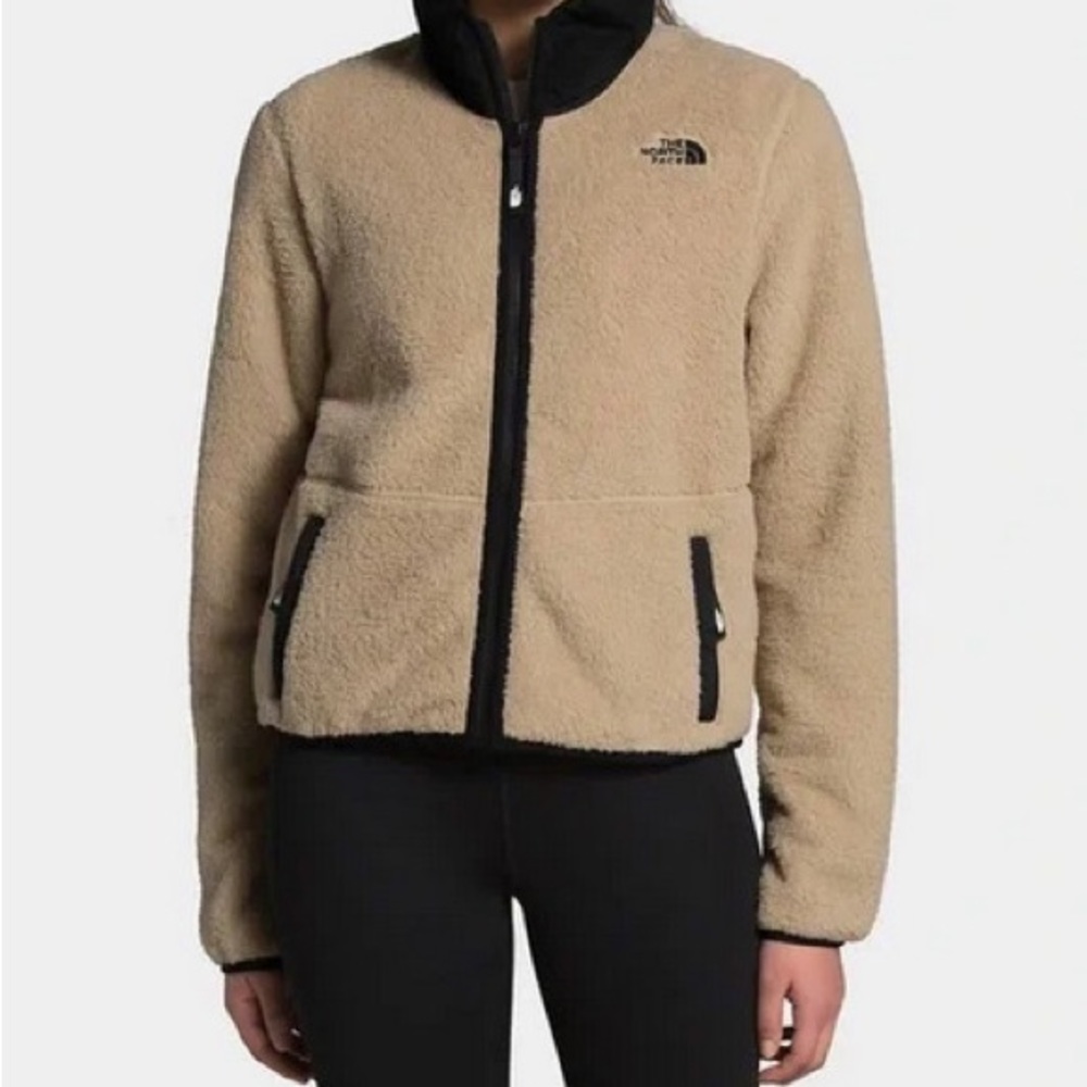 North face zip up jacket.